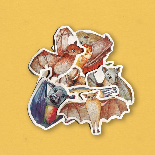 African Bats - Stickers