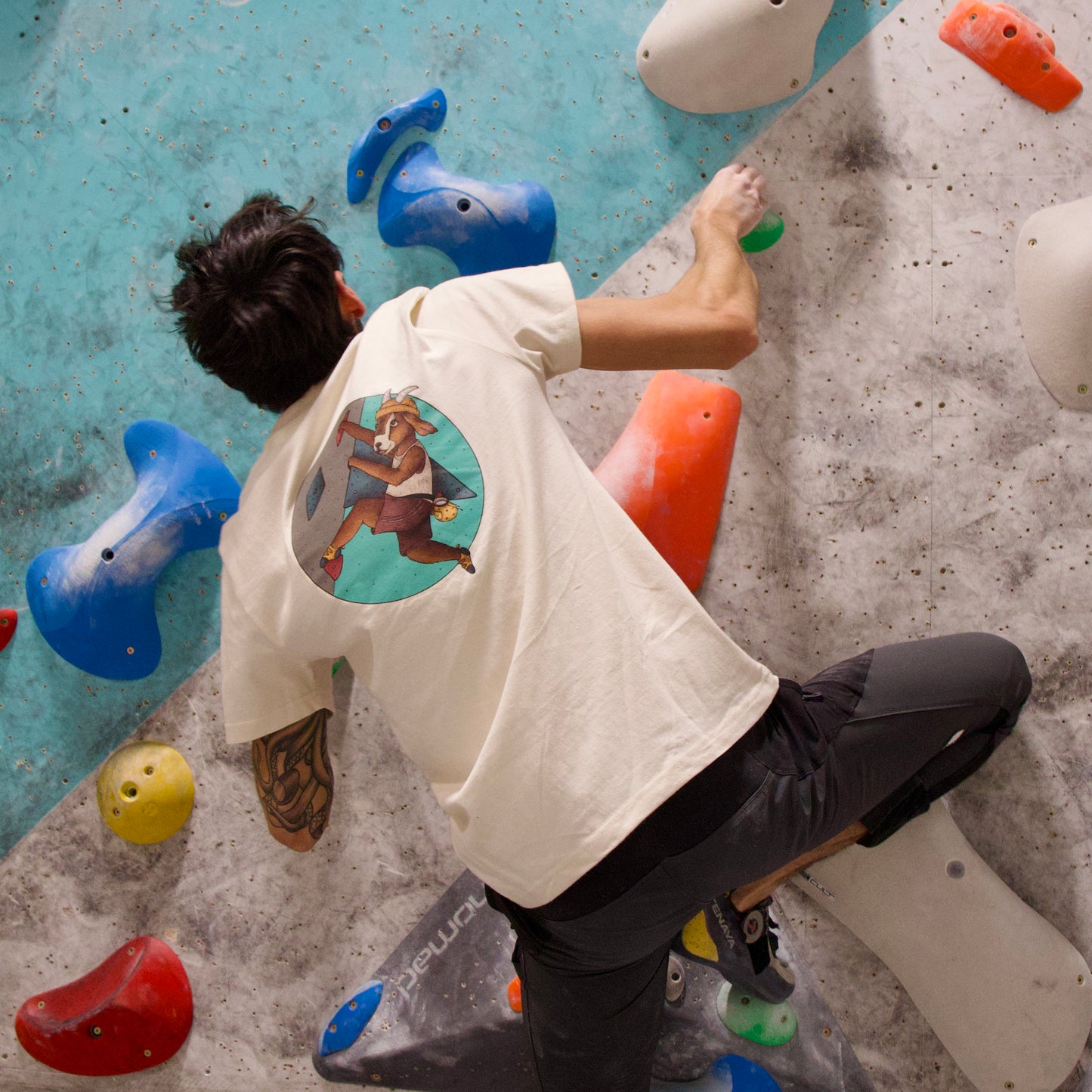 Bouldering Goat T Shirt