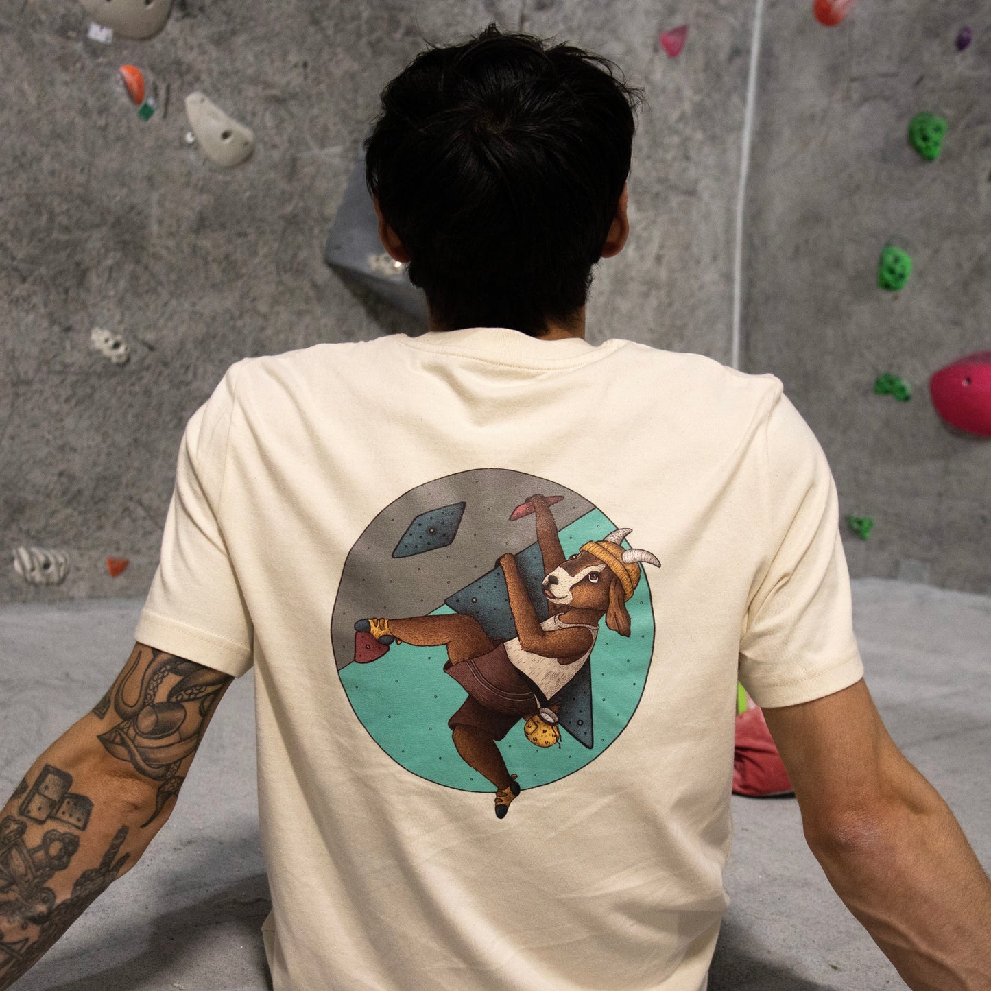 Bouldering Goat T Shirt